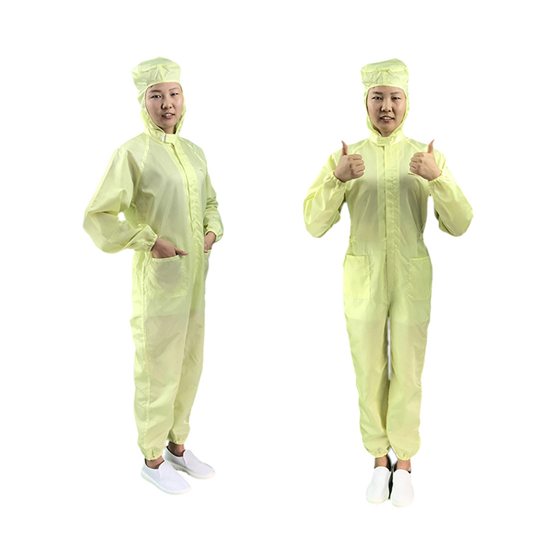 Tuta con cappuccio con cappuccio aperto medio antistatico