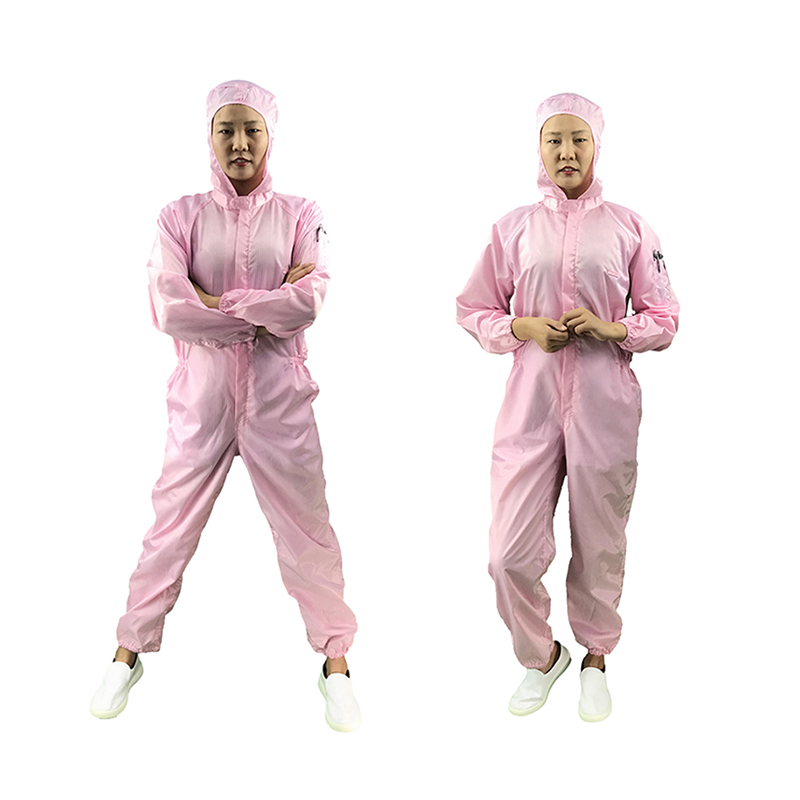 Tuta con cappuccio con cappuccio aperto medio antistatico