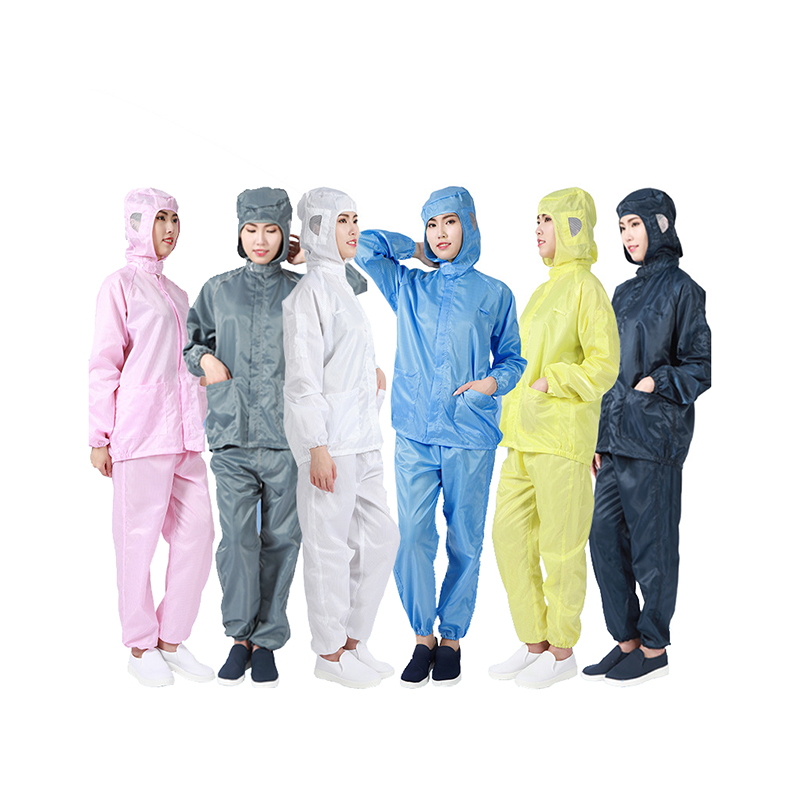 Giacca ESD con cappello ESD e pantaloni