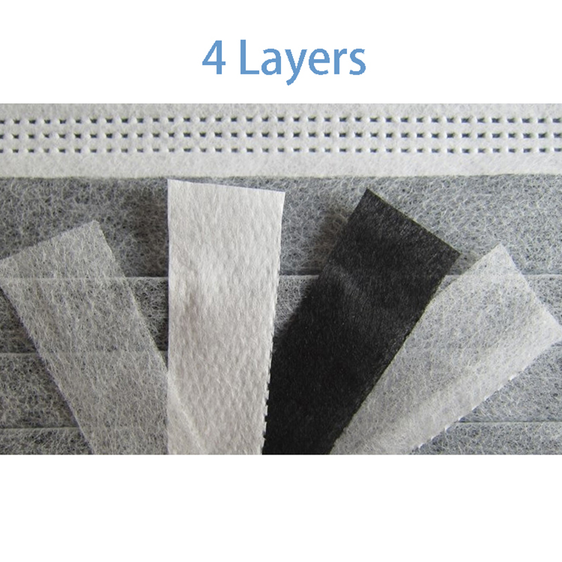 Maschera per il viso in carbonio attivo